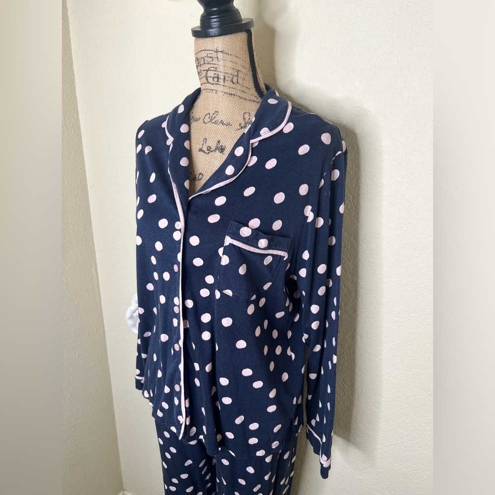 Kate Spade Dream a Little Dream Polka Dots Pajama Set Size XL - Picture 8 of 16